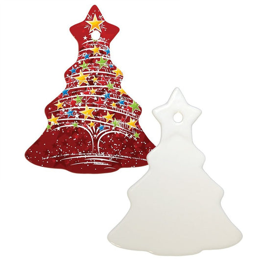 Ornament ceramica personalizat brad