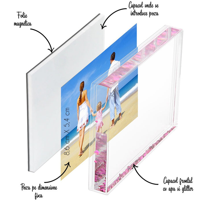 Glob foto magnetic dreptunghi 9x6