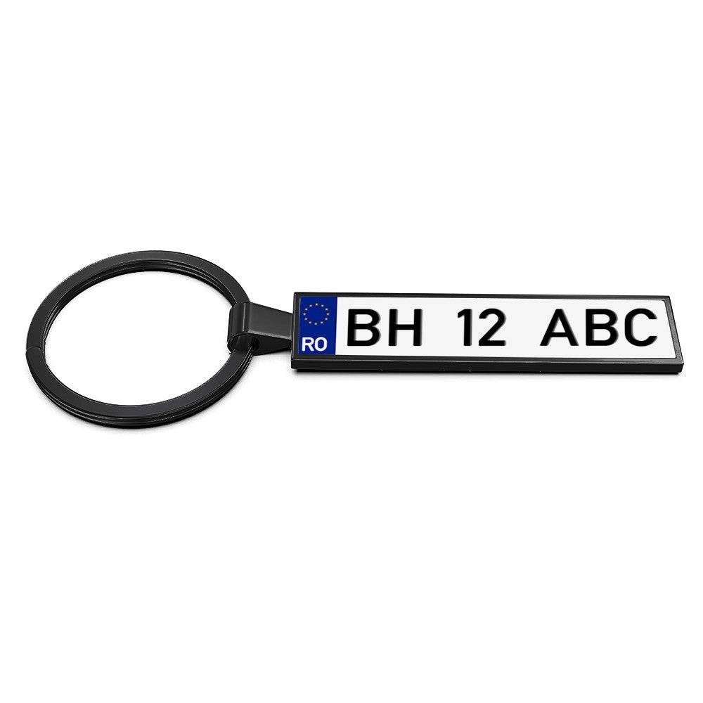 Breloc metalic AUTO negru