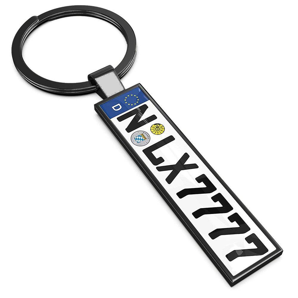 Breloc metalic AUTO negru