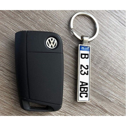 Breloc metalic AUTO negru