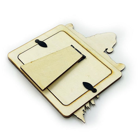 Ramă foto lemn Crăciun