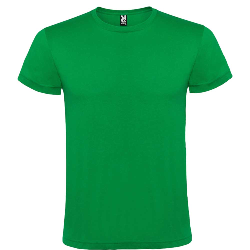 Tricou bumbac verde Roly ATOMIC 150