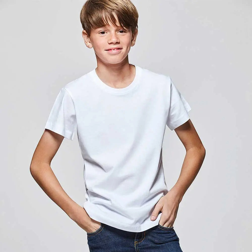 Tricou bumbac alb pentru copii È™i bebeluÈ™i Roly BEAGLE