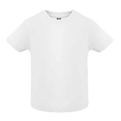 Tricou bumbac alb pentru copii și bebeluși Roly BEAGLE