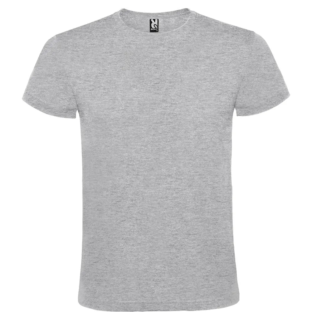 Tricou bumbac gri Roly ATOMIC 150