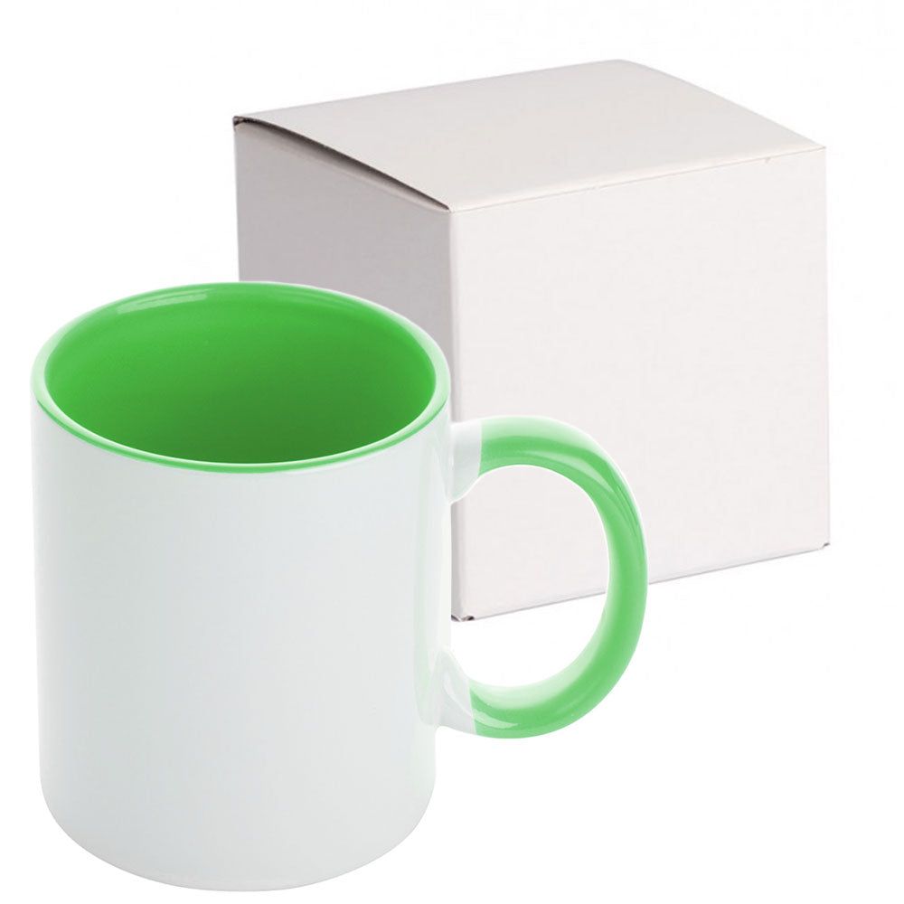 Cană mâner și interior color + cutie individuală