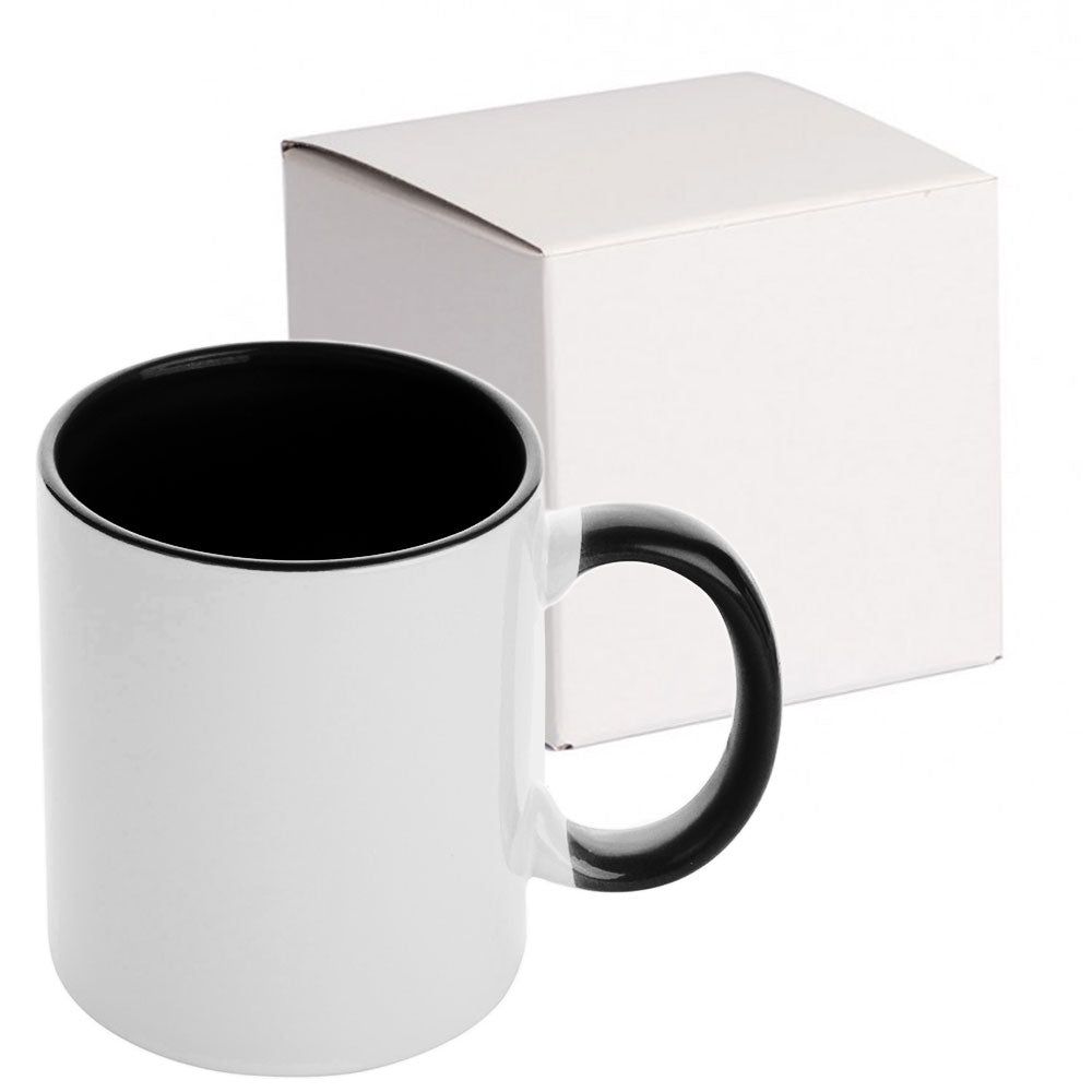 Cană mâner și interior color + cutie individuală