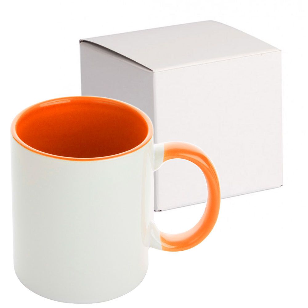 Cană mâner și interior color + cutie individuală