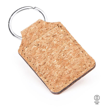 Breloc din plută naturală dreptunghi