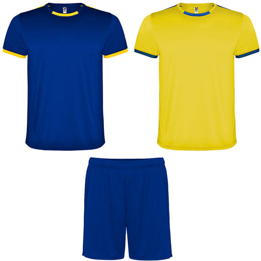 Echipament Roly RACING albastru+galben