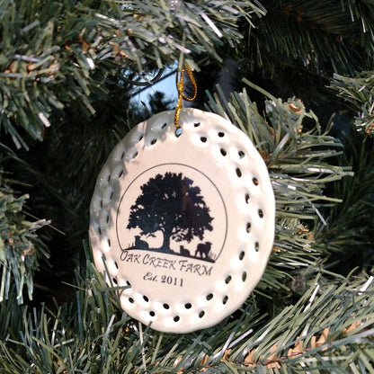 Ornament ceramică personalizat perforat