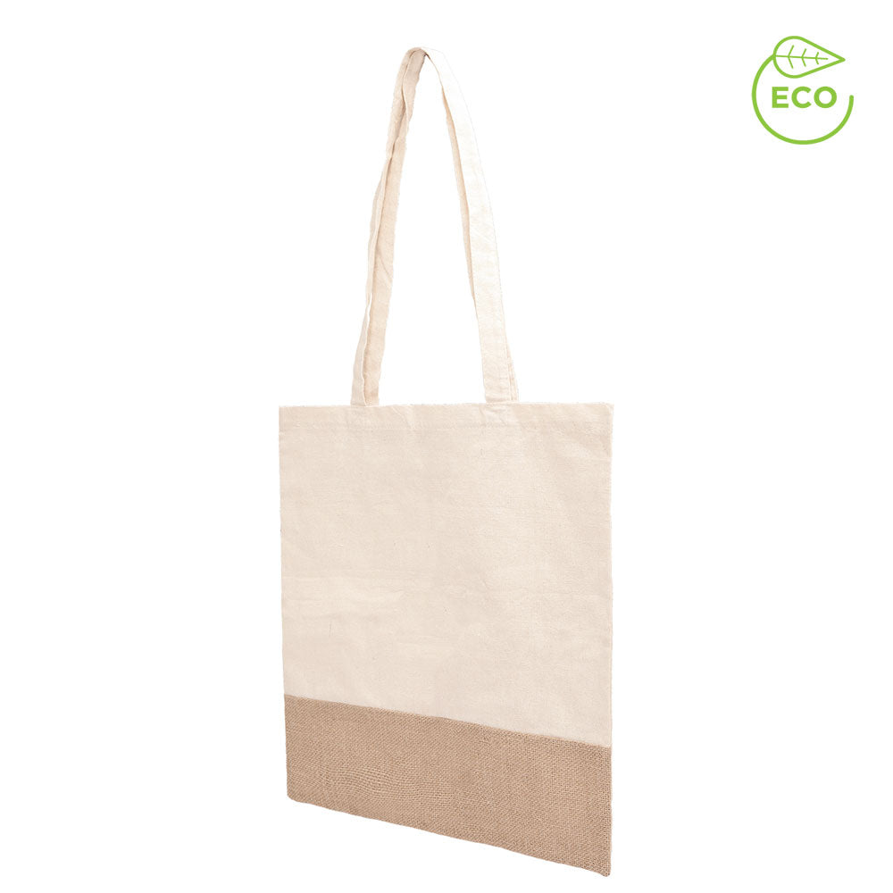 Sacosa ecologica din bumbac si iuta