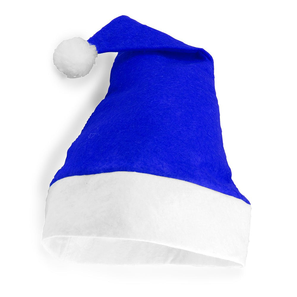 caciula mos craciun albastra