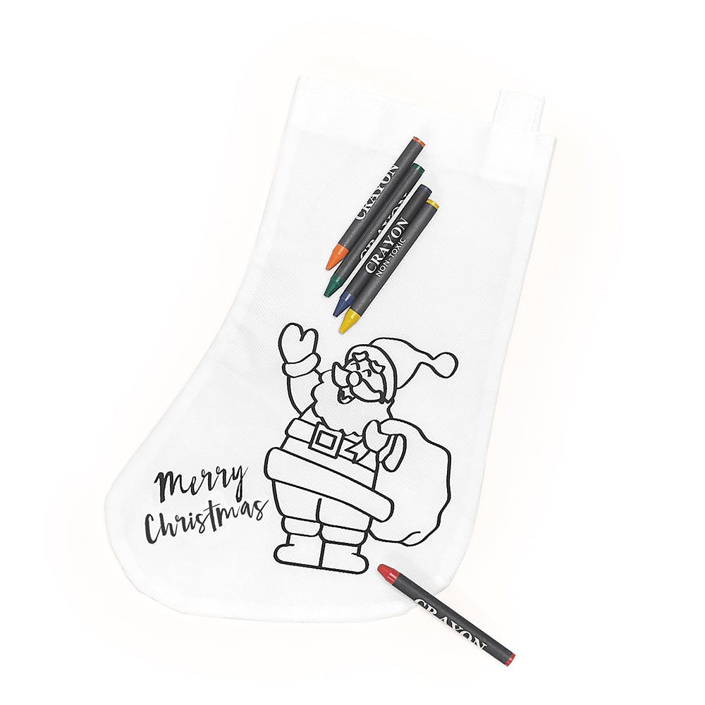 Ciorap Crăciun de colorat