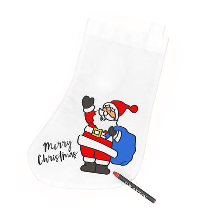 Ciorap Crăciun de colorat