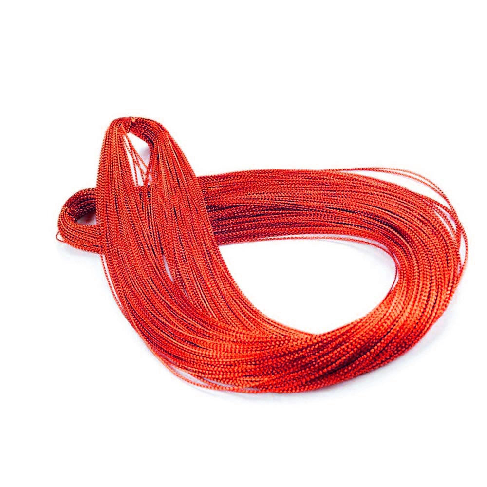 Set 100 șnur roșu metalic