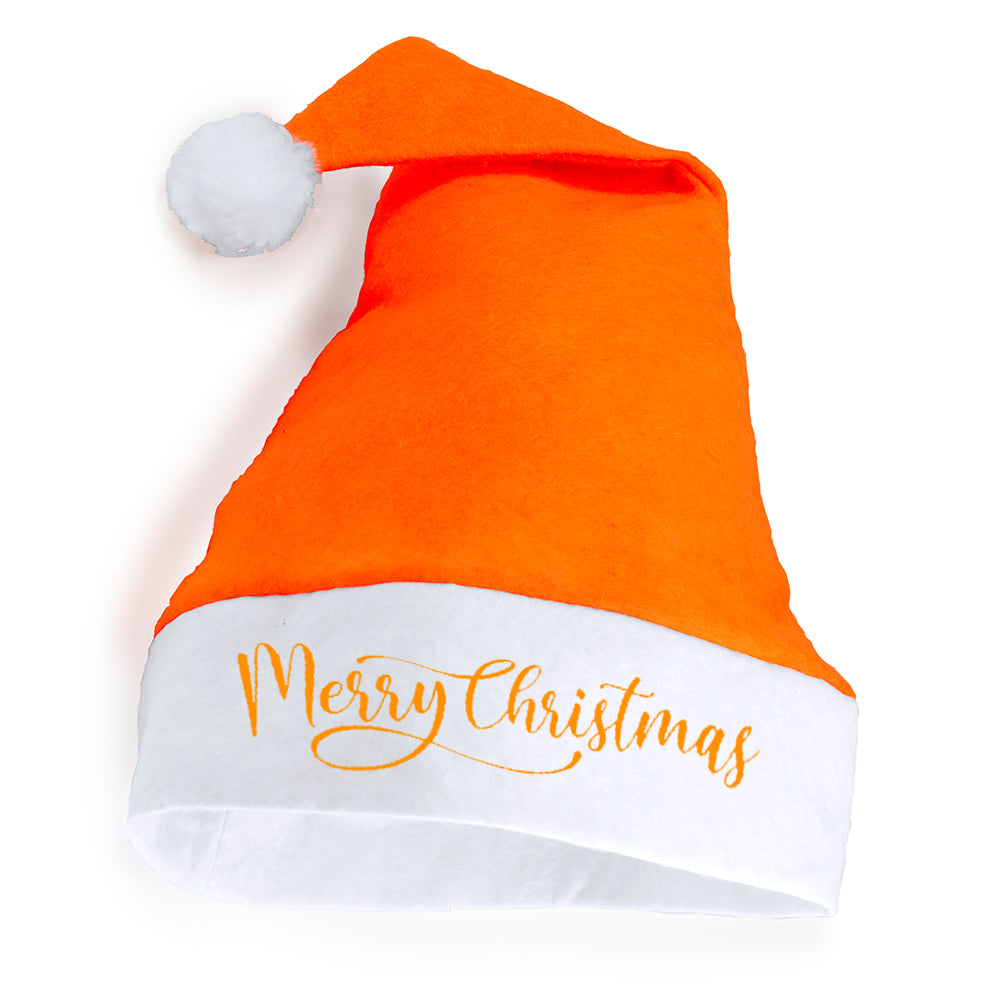 caciula mos craciun portocalie