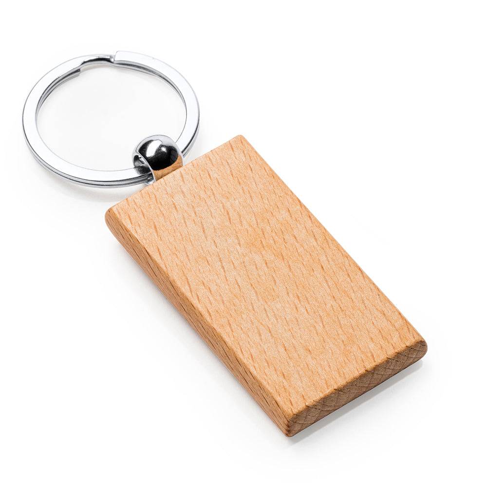 Breloc din lemn dreptunghi