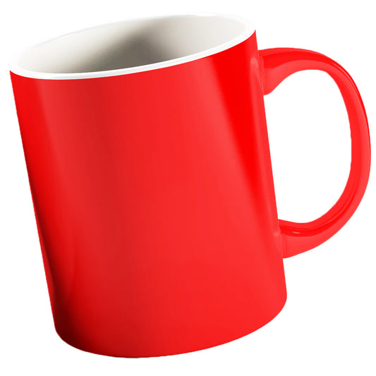 Cană termosensibilă roșu lucios + cutie individuală