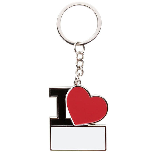 Breloc metalic I Love
