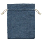 Saculeti canvas 10x14 albastru gri