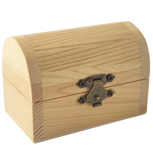 Cutie lemn cufăr MICĂ 9x6x5 cm