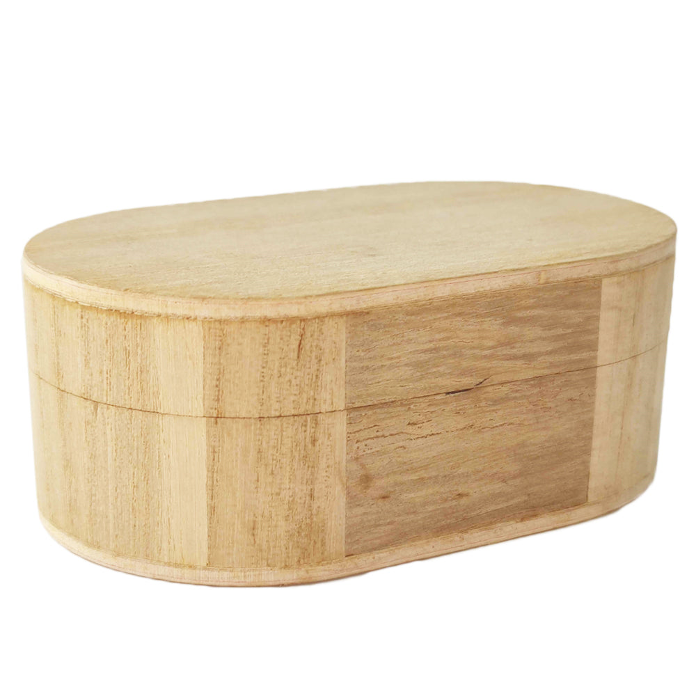 Cutie lemn ovală MARE