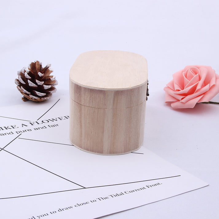 Cutie lemn ovală MARE