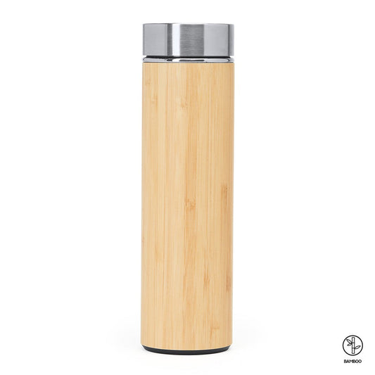 Termos metal + bambus KINATA 500ml