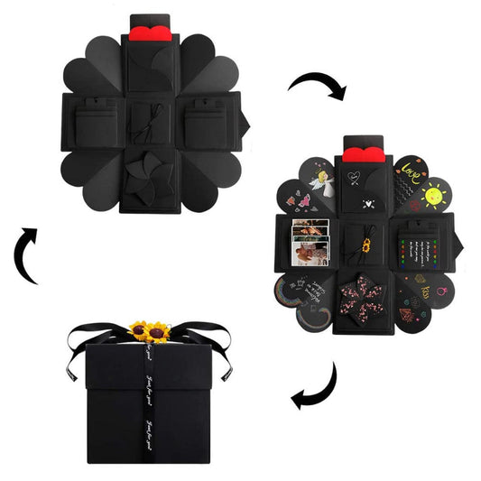 Cutie FOTO exploziva PATRATA (Explosion Box)