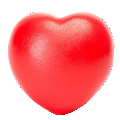 Minge antistres din spumă roșie - inimă