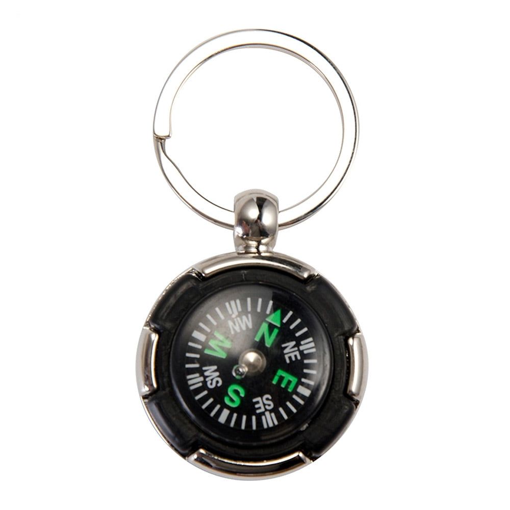 Breloc metalic cu busolă