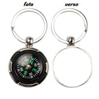 Breloc metalic cu busolă