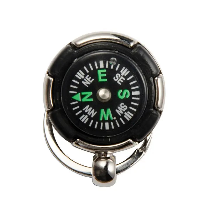 Breloc metalic cu busolă