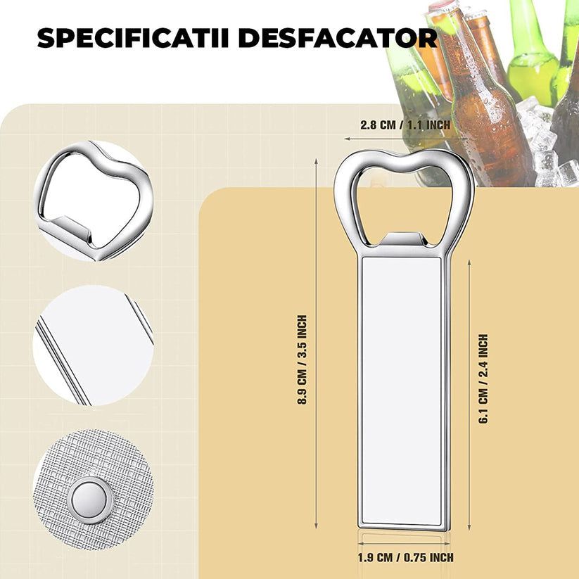 desfacator metalic magnetic dreptunghi