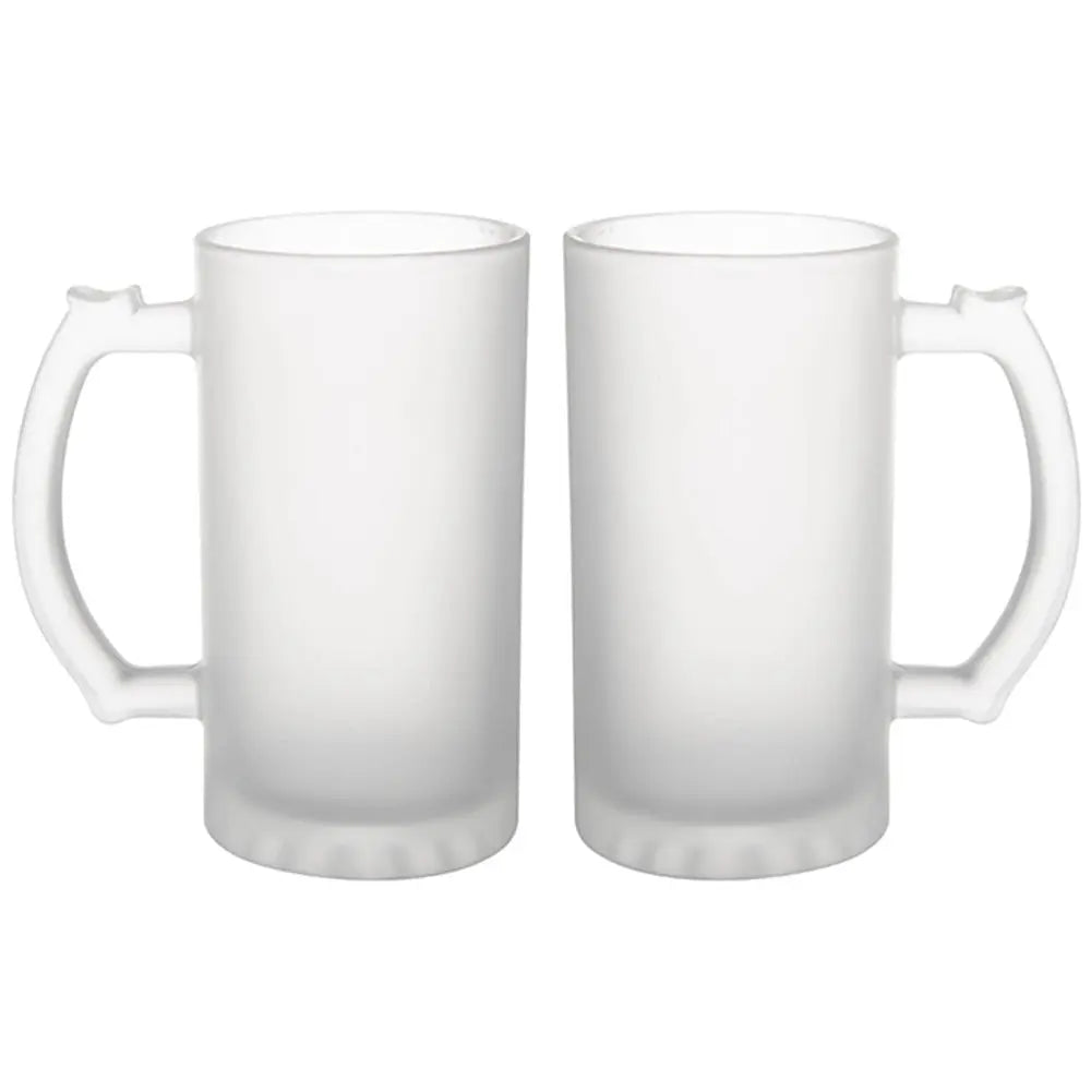 Set 2 halbe personalizate din sticlă sablată