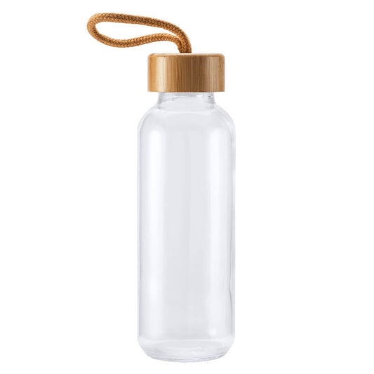 Bidon din sticlă cu capac de lemn TRILBY