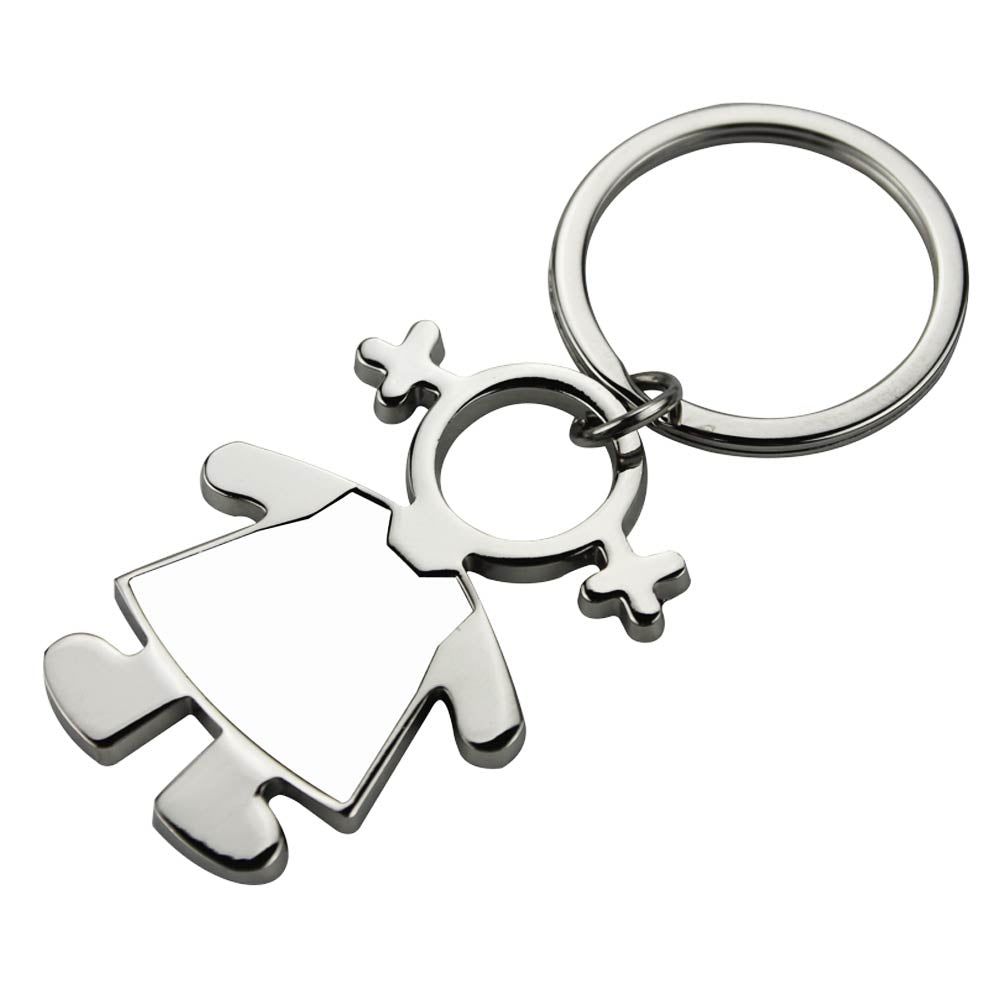 Breloc metalic fetiță