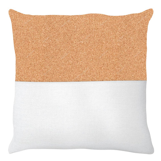 Perna personalizata textil si pluta 40x40