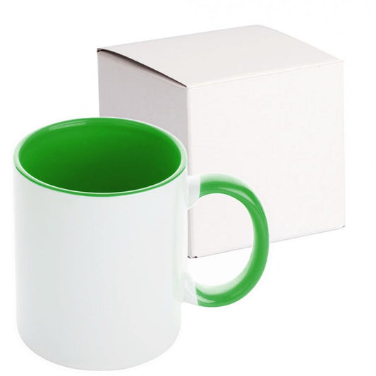 Cană mâner și interior color + cutie individuală