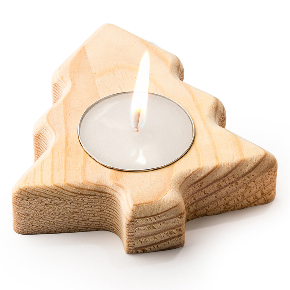 Suport lumanare din lemn - BRAD