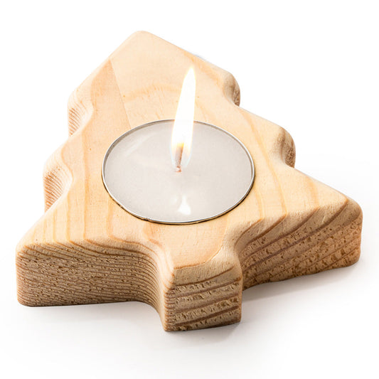 Suport lumanare din lemn - BRAD