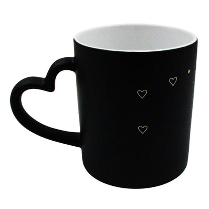 Cană termosensibilă cu model pe exterior LOVE