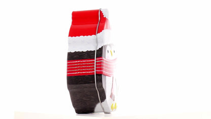 Cutie metalică cu formă de pinguin