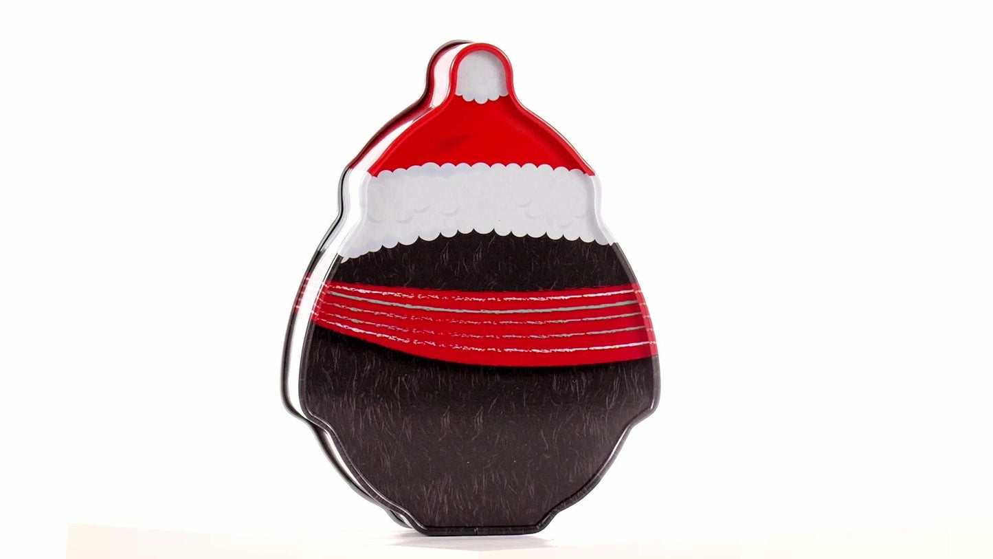 Cutie metalică cu formă de pinguin