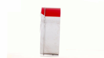 Cutie metalică cu formă de Moș Crăciun