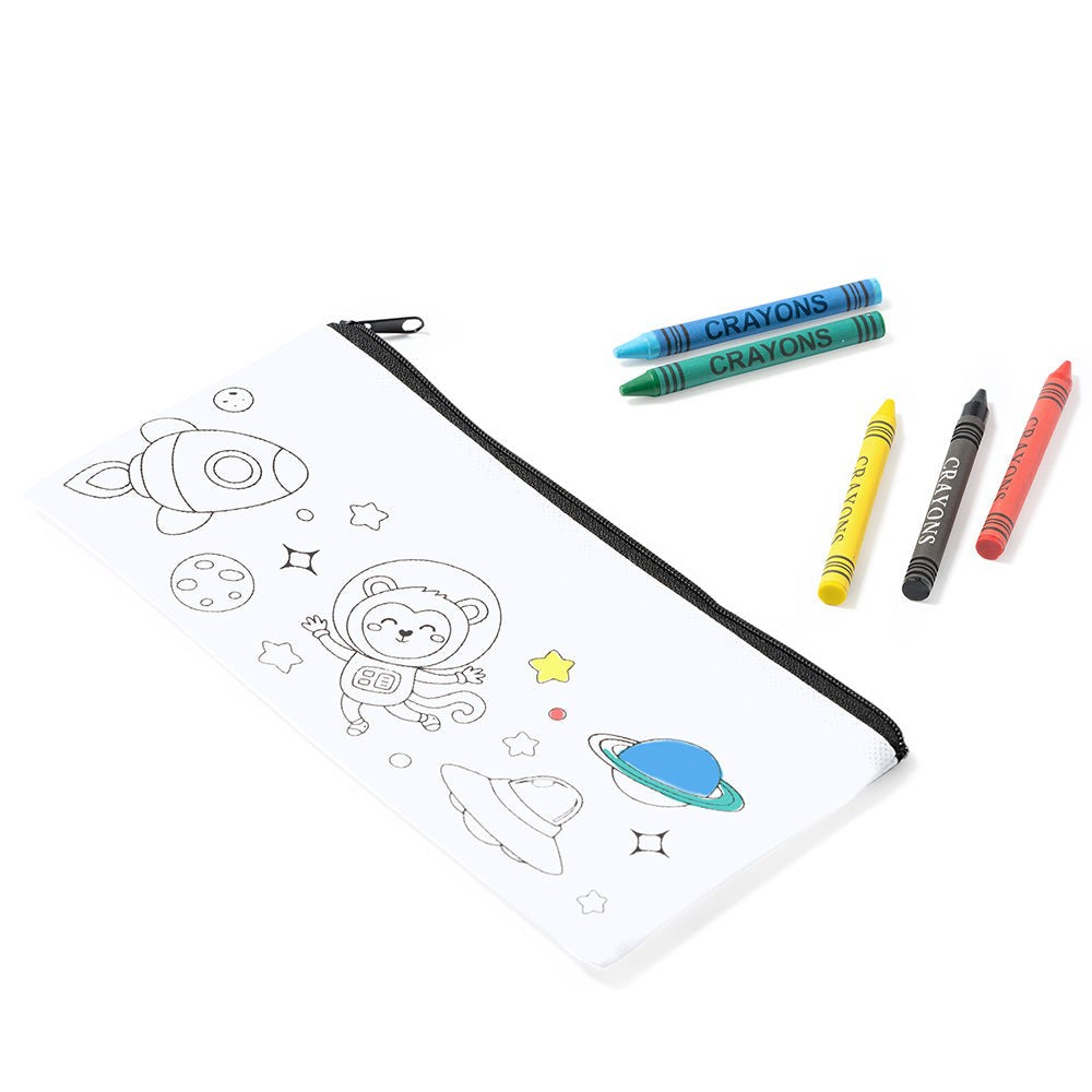 penar de colorat cu creioane colorate incluse