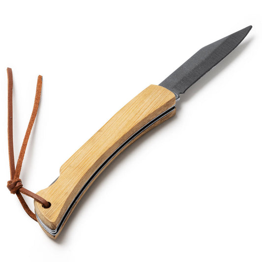 Briceag cu mâner de lemn gravabil KAIDE