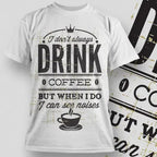 Tricou „I don't drink coffee”